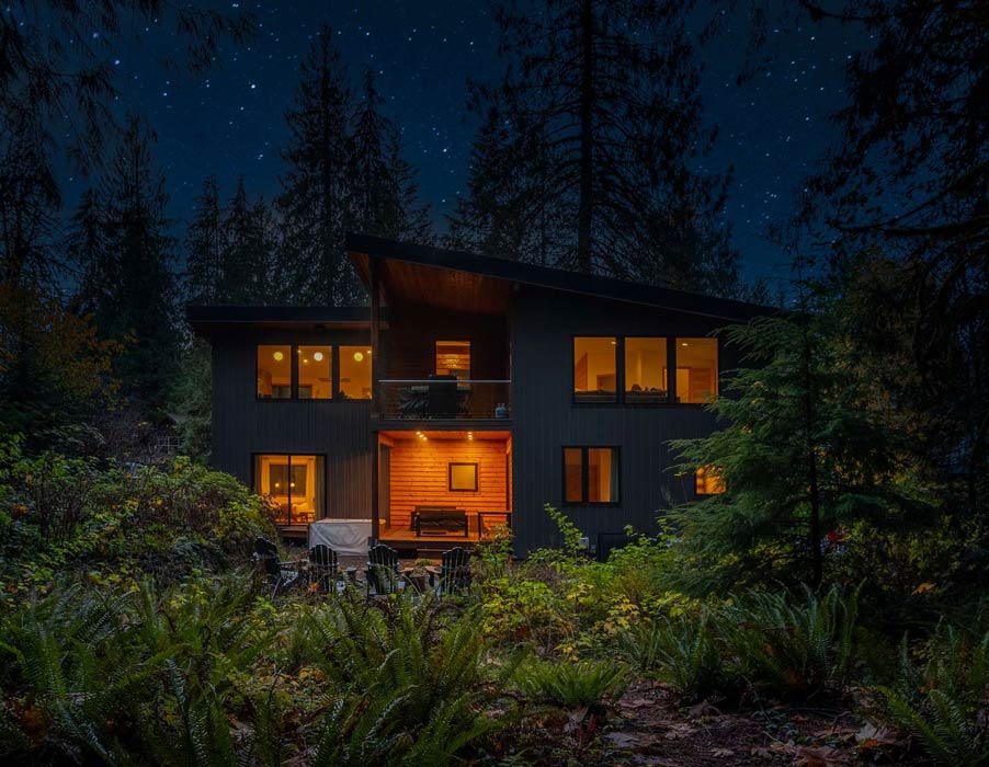 Cabin morning light